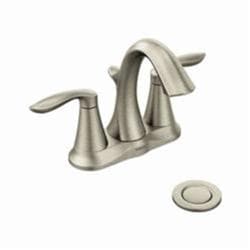 Moen® 6410BN Eva® Centerset Bathroom Faucet, 4 in Center Distance