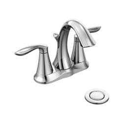 Moen® 6410 Eva® Centerset Bathroom Faucet, 4 in Center Distance
