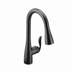 Moen® 7594BL Arbor® Kitchen Faucet, 7.87 in Spout Reach