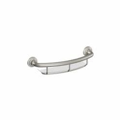 Moen® R2356DBN Home Care® Grab Bar With Shelf, 16 in Length