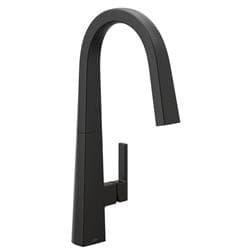 Moen® S75005BL Nio™ Premium Pulldown Kitchen Faucet, 8.56 in Spout Reach