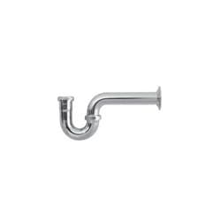 Sioux Chief 240-025315C04 1-1/4 in x 12 in Chrome P-Trap W/ Extra Long Arm Deep Flange