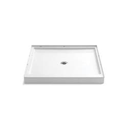 Sterling® 72151100-0 Ensemble™ Shower Receptor, Center Drain, 42-1/4 in L x 42 in W x 4-1/2 in D