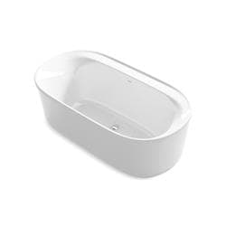 Sterling® 95334-0 Spectacle™ Bathtub, Oval, 66 in L x 34 in W