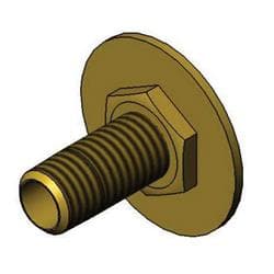 T & S B-0428 Supply Nipple Kit, 3/8 in NPT