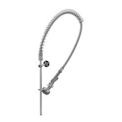 T & S B-2250-B-18R Pre-Rinse Assembly With Heat Resistant Gray Handle, 3/8 in MNPT