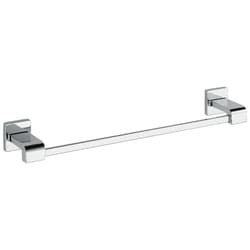 DELTA® 77518 Arzo® Towel Bar, 18 in L Bar, 3-1/2 in OAD x 2-1/8 in OAH, Brass, Polished Chrome, Import