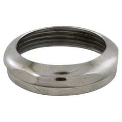 1-1/2 in x 1-1/4 in Brass Slip Joint Nut, Chrome Plated