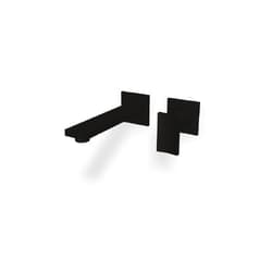 Graff® G-3635-LM36W-BK Targa Wall-Mounted Lav Faucet w/Single Handle - Trim Only, Architectural Black