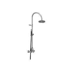 Outdoor Shower Company FTA-W93-HCHS-S Waterline Wall Mount Hot and Cold Shower Unit