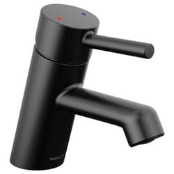 Peerless® P1547LF-BL Precept™ Bathroom Faucet, Commercial/Residential, 1 gpm Flow Rate, 2-1/8 in H Spout, 1 Handles, 50/50 Push Pop-Up Drain, 1 Faucet Holes, Matte Black