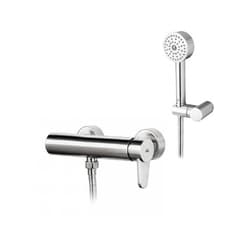 Outdoor Shower Company CAP-3121-HS Wall Mount Hot & Cold Hand Spray - "Romeo" Lever Handle