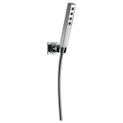 DELTA® 55567-PR Universal Handshower, 1-Function Shower Head, 1.75 gpm Flow Rate, 60 to 82 in L Hose, Lumicoat™ Polished Chrome, Import