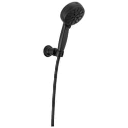 DELTA® 55884-BL Universal Hand Shower, 4-1/2 in Dia Shower Head 7 Shower Head, 1.75 gpm Flow Rate, 60 to 80 in L Hose, Matte Black, Import