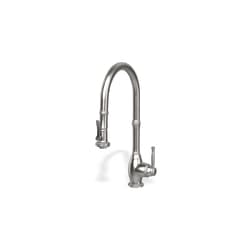 Graff® G-4810-LM68K-SN Pull-Down Kitchen Faucet with Chef's Pro Sprayer, Steelnox® (Satin Nickel)