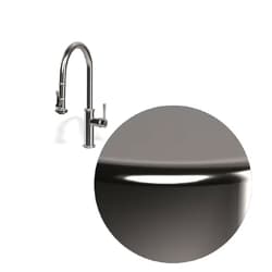Graff® G-4130-LM67K-PNP Pull-Down Kitchen Faucet with Chef's Pro Sprayer, Polished Nickel PVD