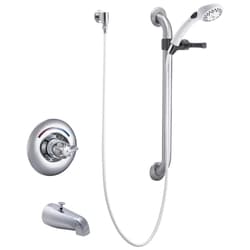 Delta® T13H253 Commercial Universal Tub Trim Hand Shower and Grab Bar