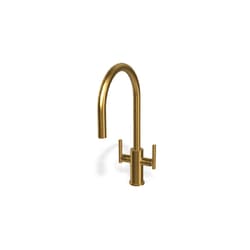 Graff® G-4671-LM49D-BB Pull-Down Two-Handle Kitchen Faucet, Brushed Brass PVD