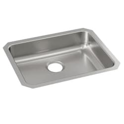 Just Manufacturing USADA1824A50-J ADA Sink, Lustrous Satin, Rectangular Shape, 21 in L x 15-3/4 in W Bowl x 5 in D Bowl, 5 in H x 18-1/4 in W x 23-1/2 in L, 304 Stainless Steel