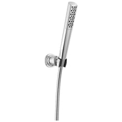 DELTA® 55808-PR Adjustable Hand Shower, 1 Shower Head, 1.75 gpm Flow Rate, 60 to 82 in L Hose, 1/2 in - 14 NPSM Connection, Chrome, Import