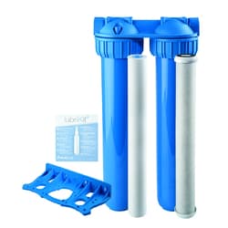 Atlas Filtri® ZC116T426 3P Filter w/ Collar - Double 2.5 in x 20 in - Blue Sump - 3/4 in NPT