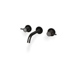 Graff® G-11930-LM69BW-BOX-T Cameo Wall-mounted Lavatory Faucet, Brushed Onyx PVD®
