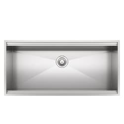 Foster 1015 660 Leonardo Undermount Sink 40 in x 20 in, Satin finish