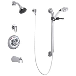DELTA® T13H933 Monitor® 13 Universal Tub and Shower Trim, MultiChoice®, 1.5 gpm, Polished Chrome, Import